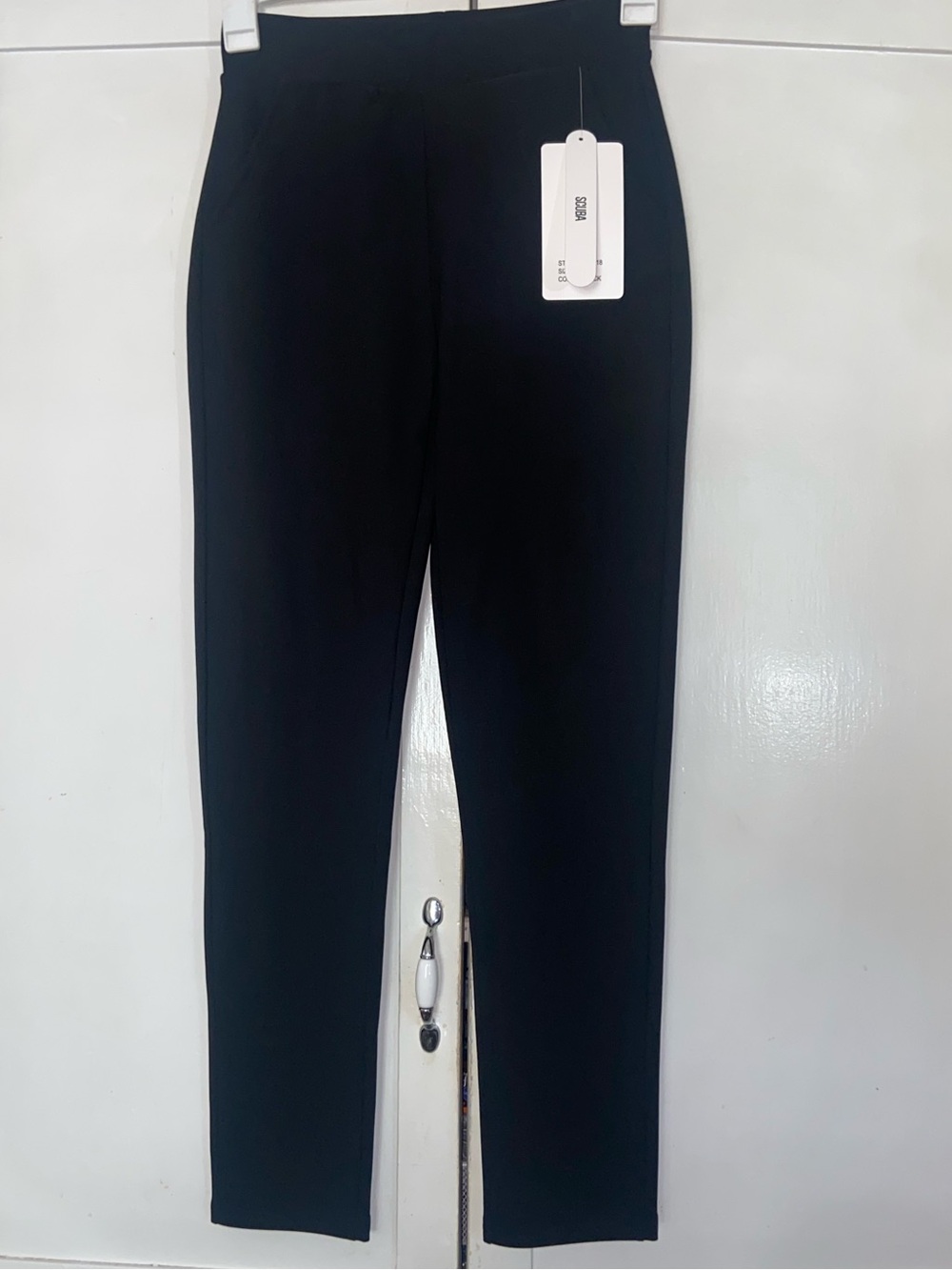 Classic Black Ponte Skinny Pants